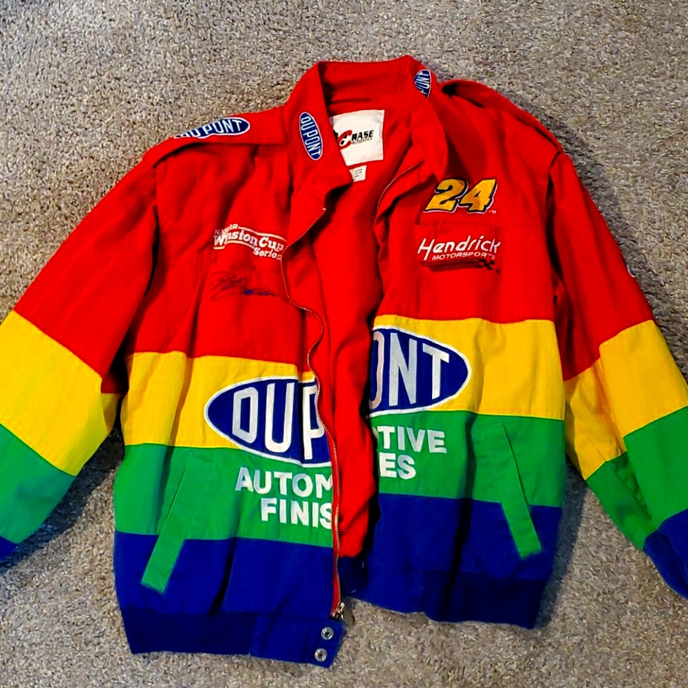 Vintage NASCAR Jeff Cordon Rainbow Jacket